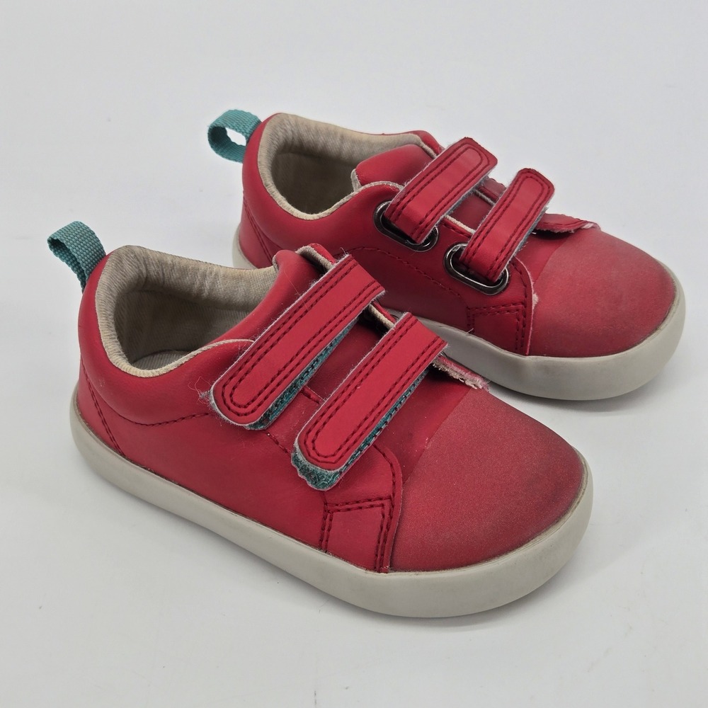 Ten Little Everyday Original Toddler Barefoot Shoes Red Wide Toe Box Size 7